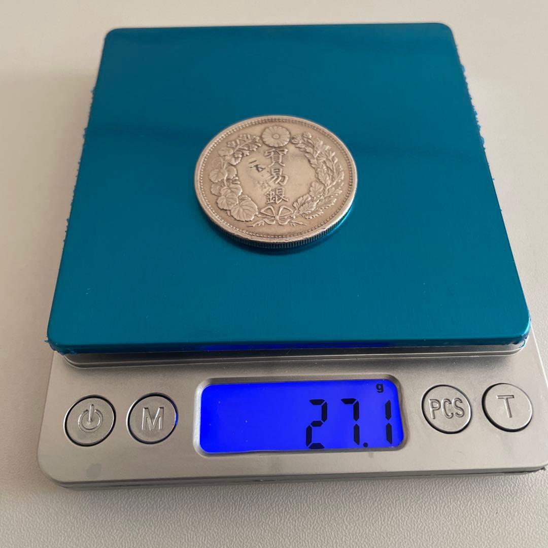 【貿易銀】明治9年銘(1876年)/銀貨/古銭/旧貨幣