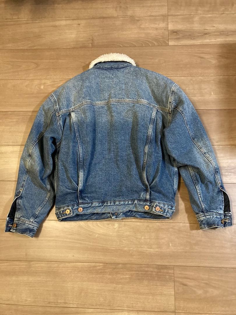 DIESEL ボア裏地 デニムジャケット　Sサイズ