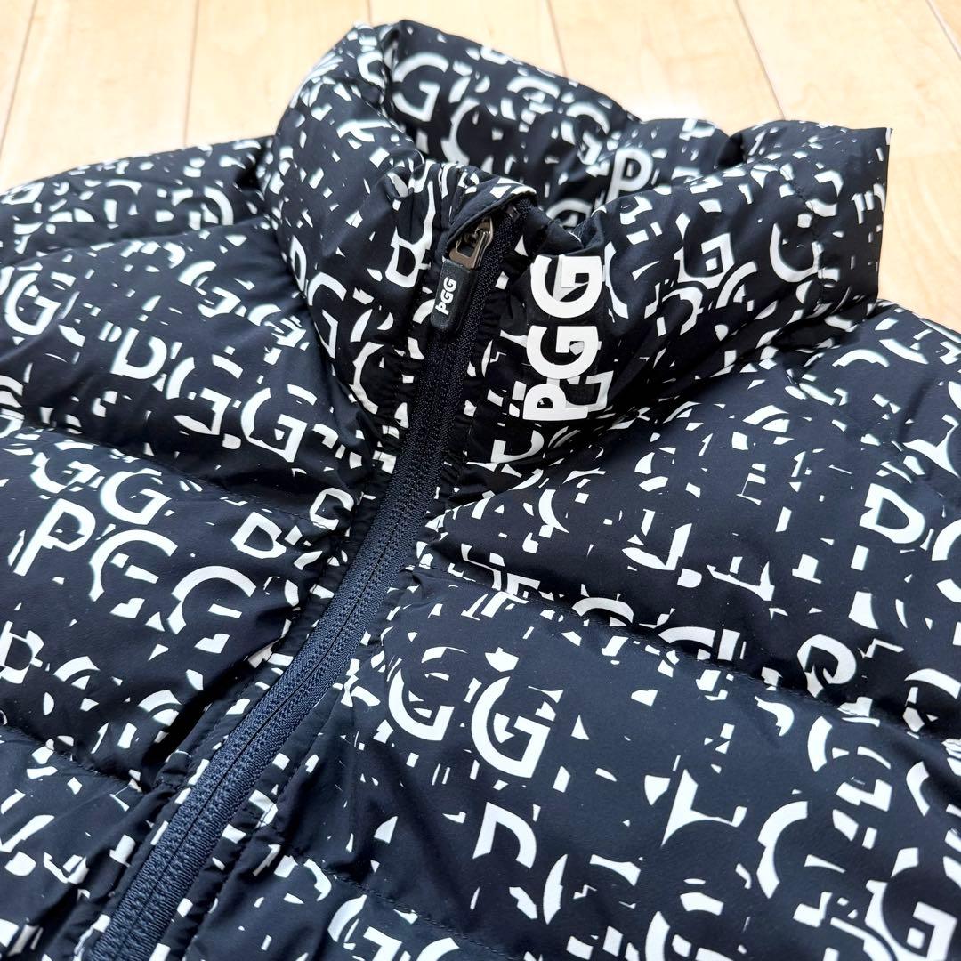 PGG パーリーゲイツ ピージージー パテッド ベスト 中綿ベスト ネイビー 4