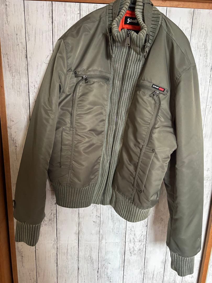 jaded london × schott green Jacket Lサイズ