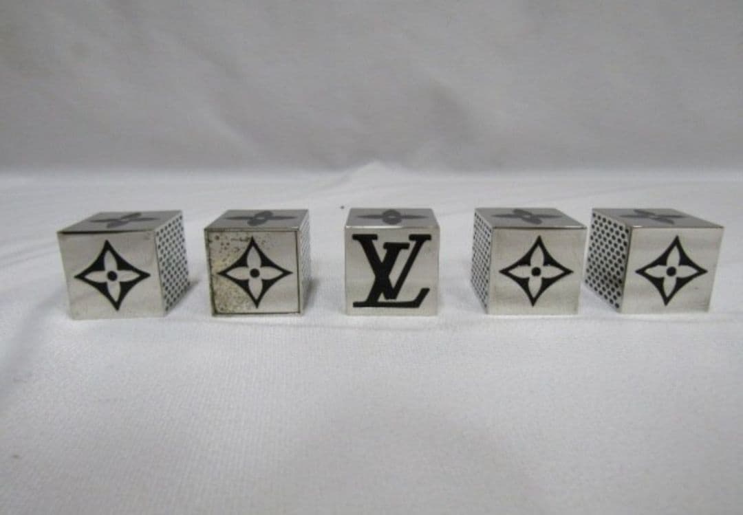 Louis Vuitton キューブゲーム ダイス サイコロ モノグラム メタル