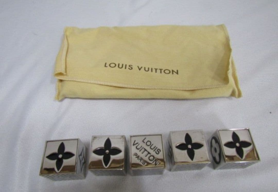 Louis Vuitton キューブゲーム ダイス サイコロ モノグラム メタル