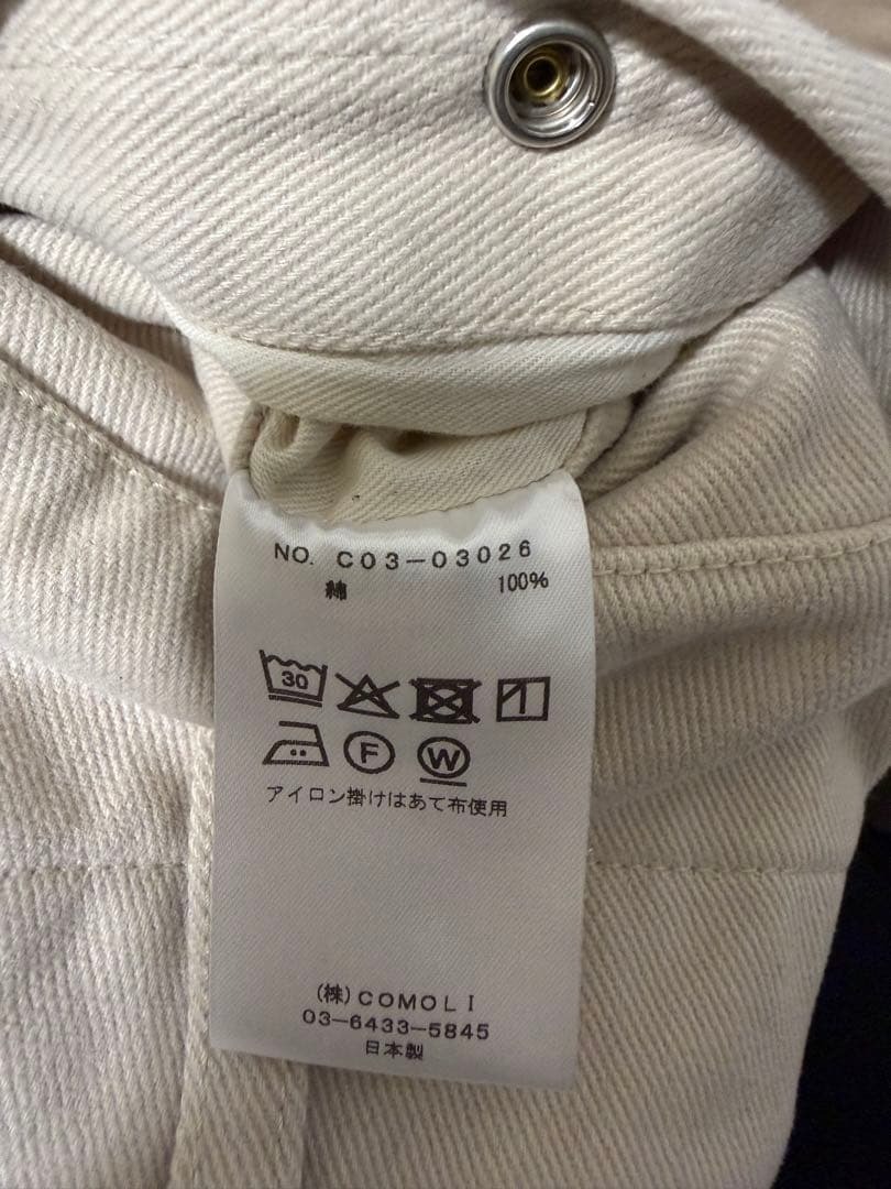 comoli コモリ 25AW コットンツイルワークパンツ　3