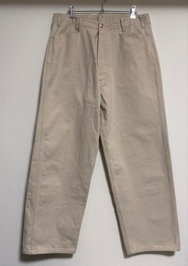 comoli コモリ 25AW コットンツイルワークパンツ　3