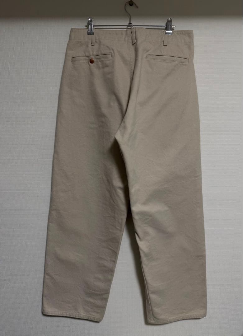 comoli コモリ 25AW コットンツイルワークパンツ　3
