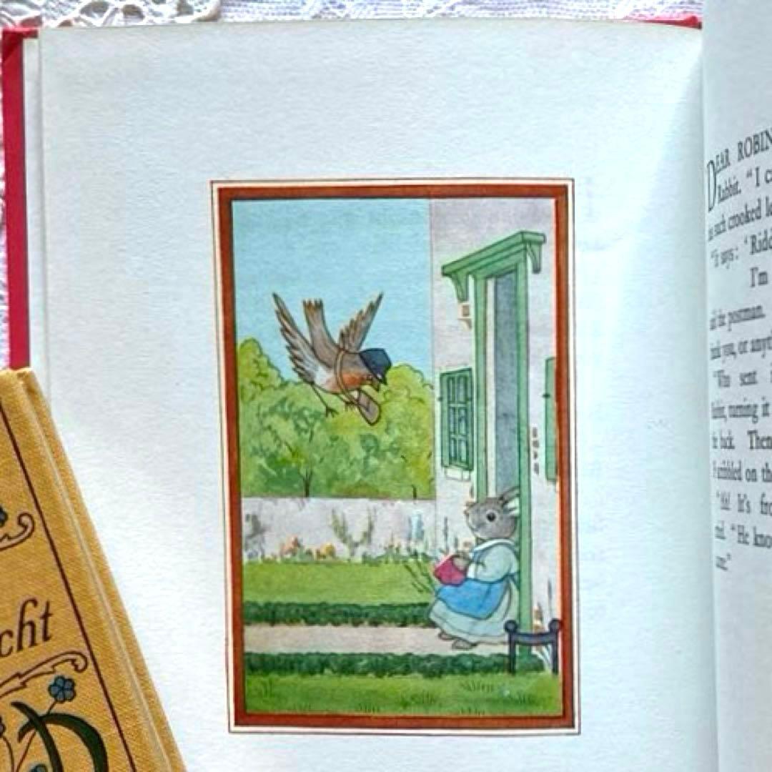 RN181 洋書古書 イギリスヴィンテージ絵本 リトルグレイラビット ②