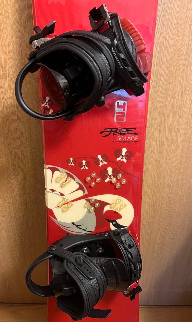 Ride スノーボード　SALOMONのバインディング付き