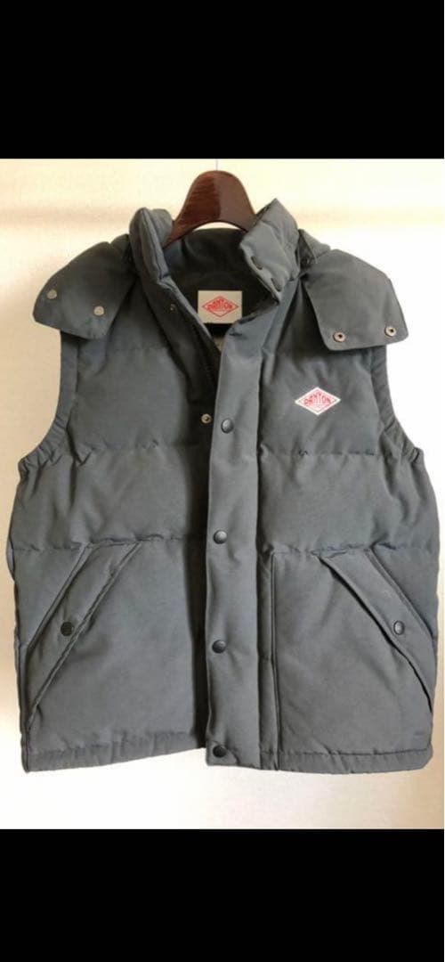 美品❗️ダントン ダウンベスト サイズ40 グレー