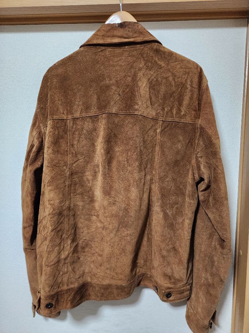 L.L.Bean ブラウン レザージャケット スウェード スエード 本革