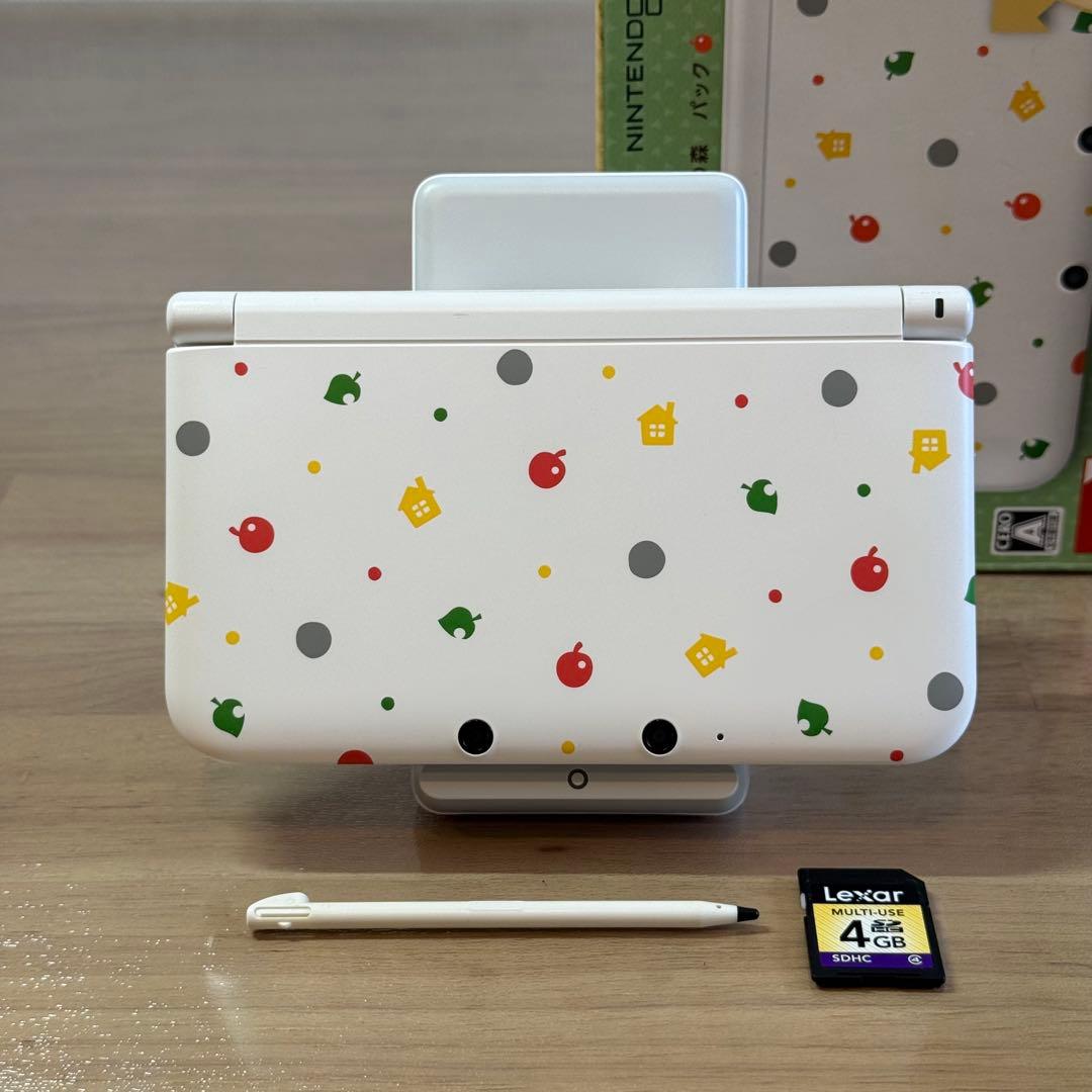 4-314 ニンテンドー3DS LL どうぶつの森パック 箱付き
