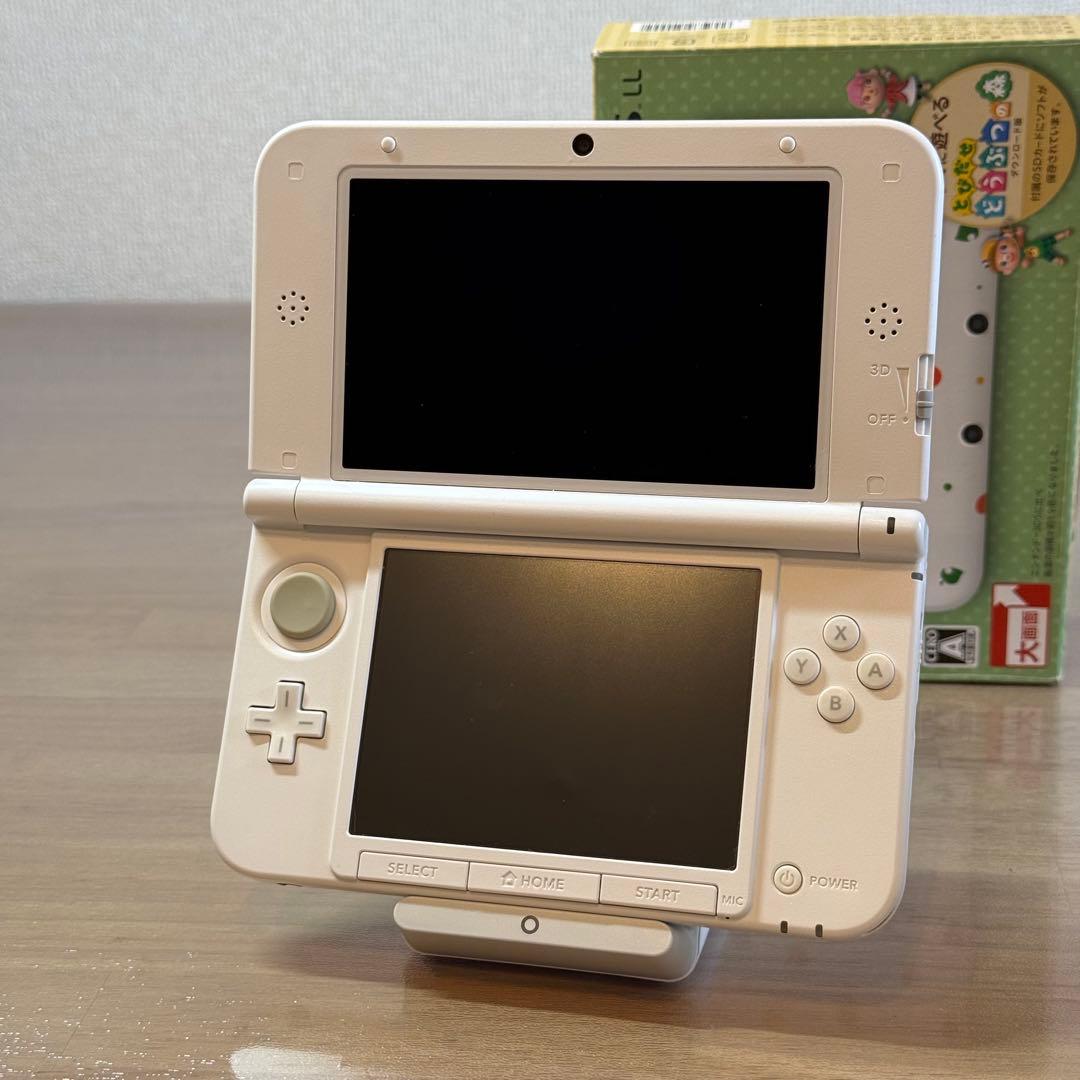 4-314 ニンテンドー3DS LL どうぶつの森パック 箱付き