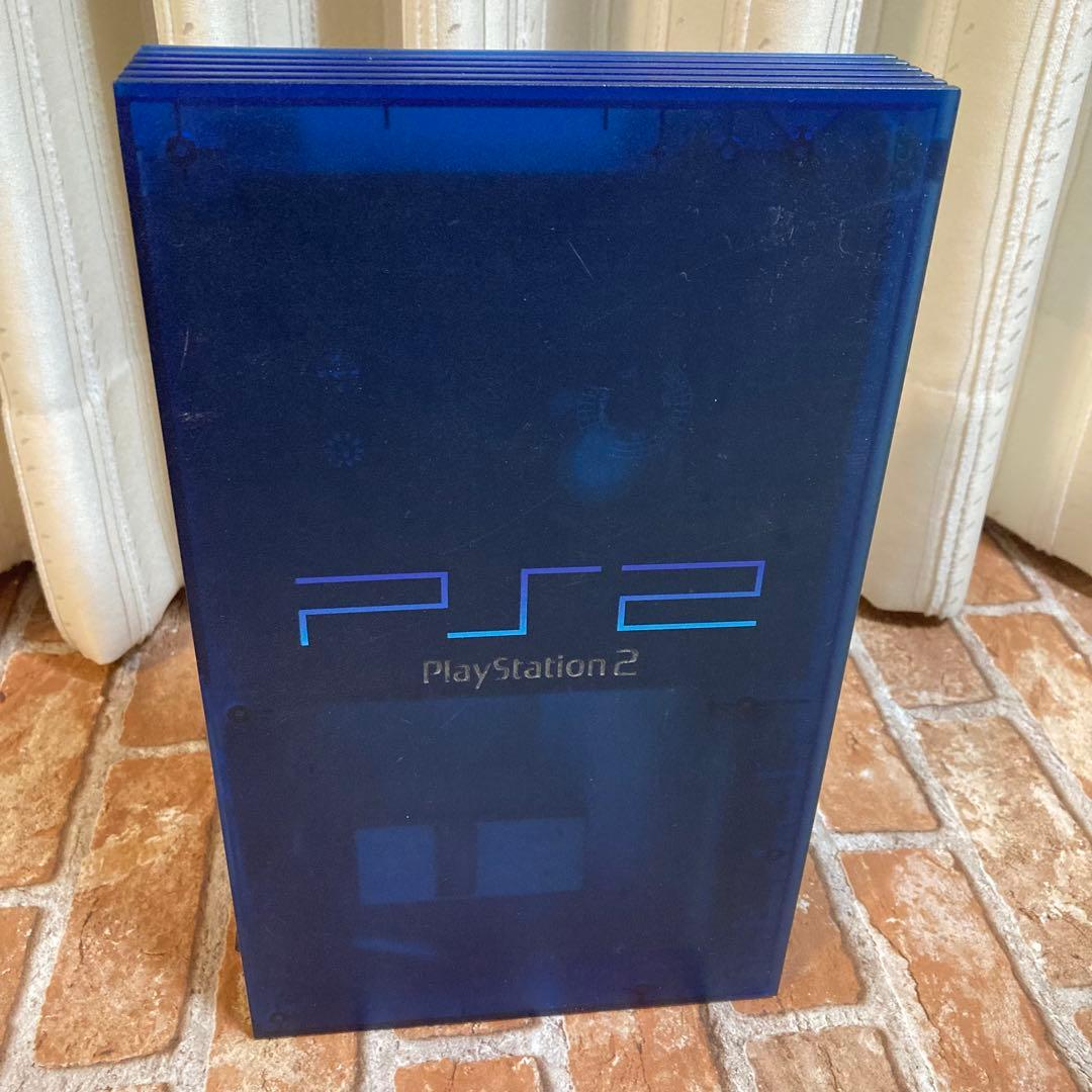 PS2 SCPH-37000 オーシャンブルー ジャンク 動作未確認