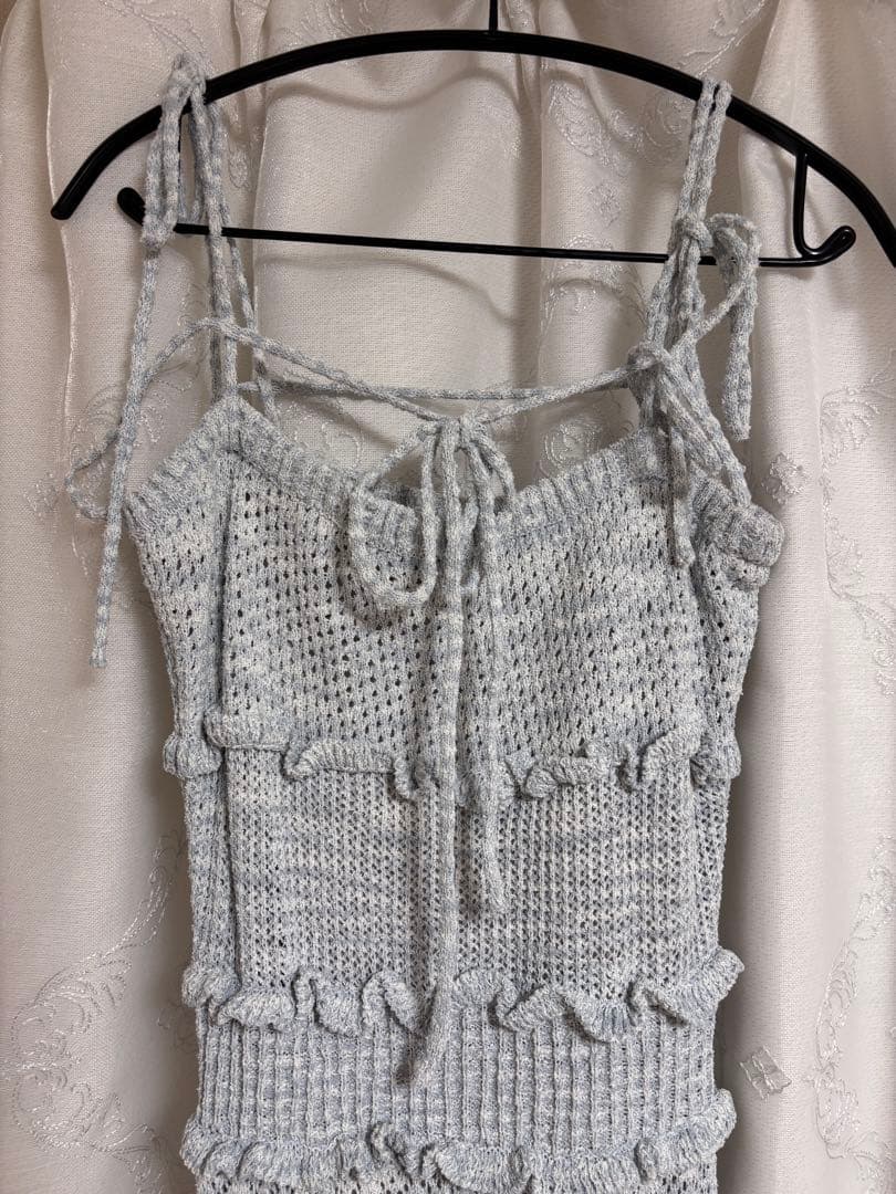 ワンピース andmary Sabrina frill set dress