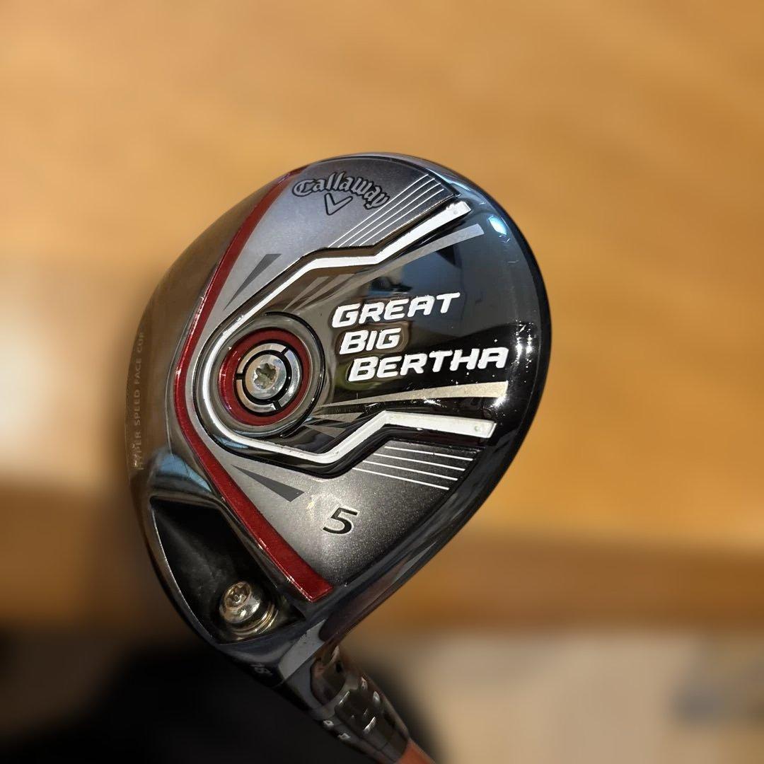 【レフティー】キャロウェイ グレートビッグバーサ　短尺ドライバー、5W