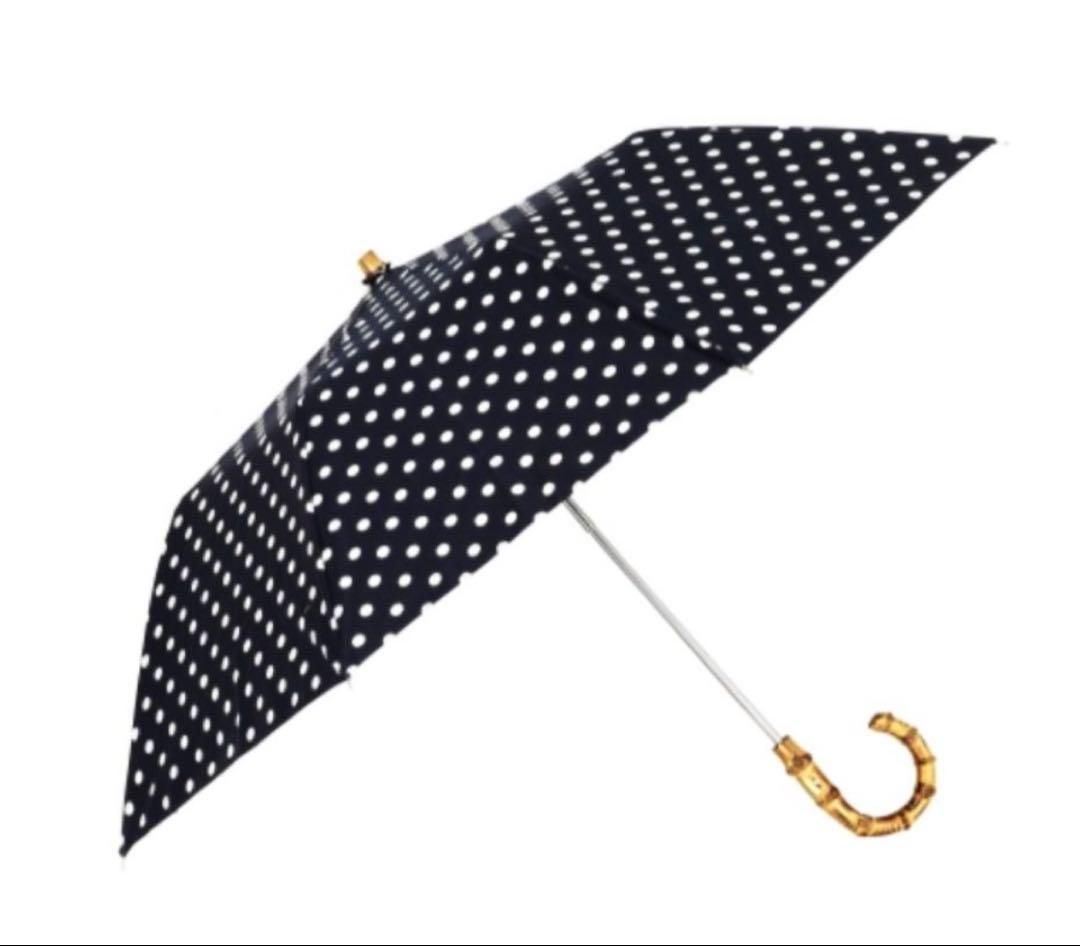 定価14300*トラディショナルウェザーウエア*折りたたみ傘晴雨兼用*日傘ドット