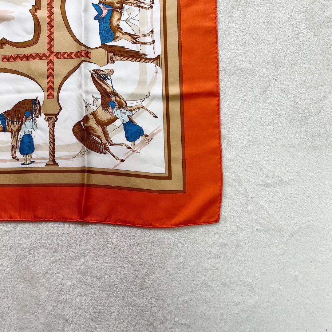 エルメス HERMES カレ90　アラブの馬　Chevaux arabes