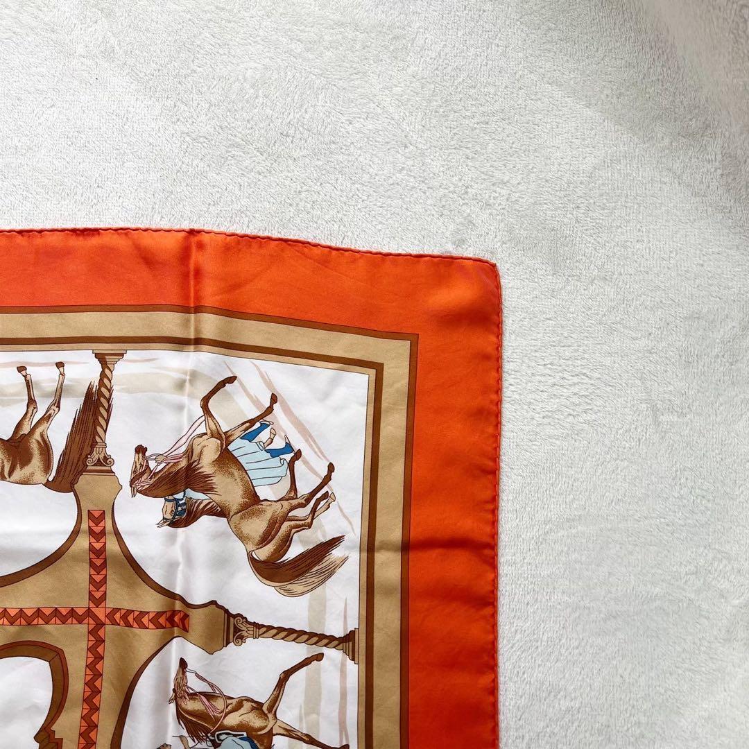 エルメス HERMES カレ90　アラブの馬　Chevaux arabes