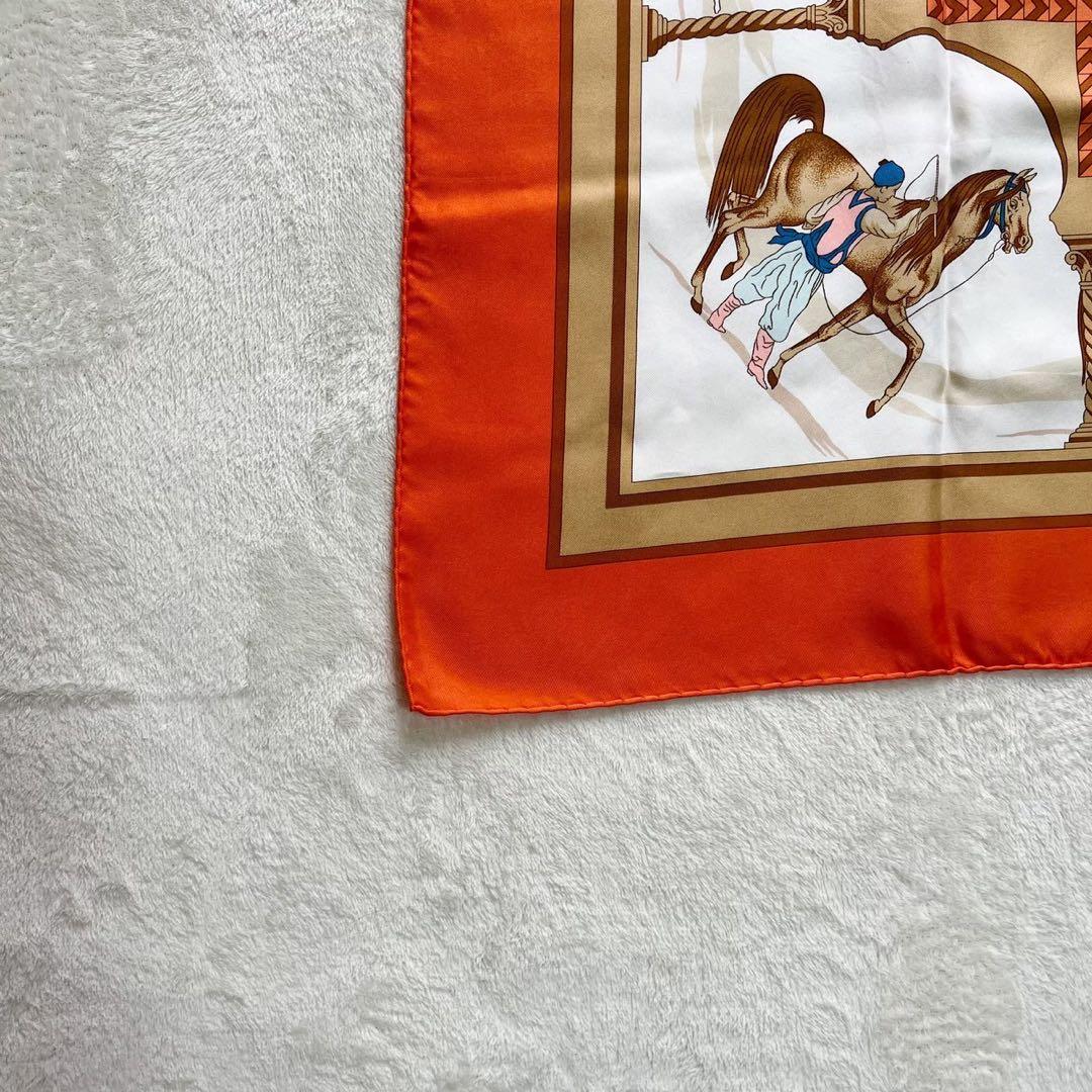 エルメス HERMES カレ90　アラブの馬　Chevaux arabes