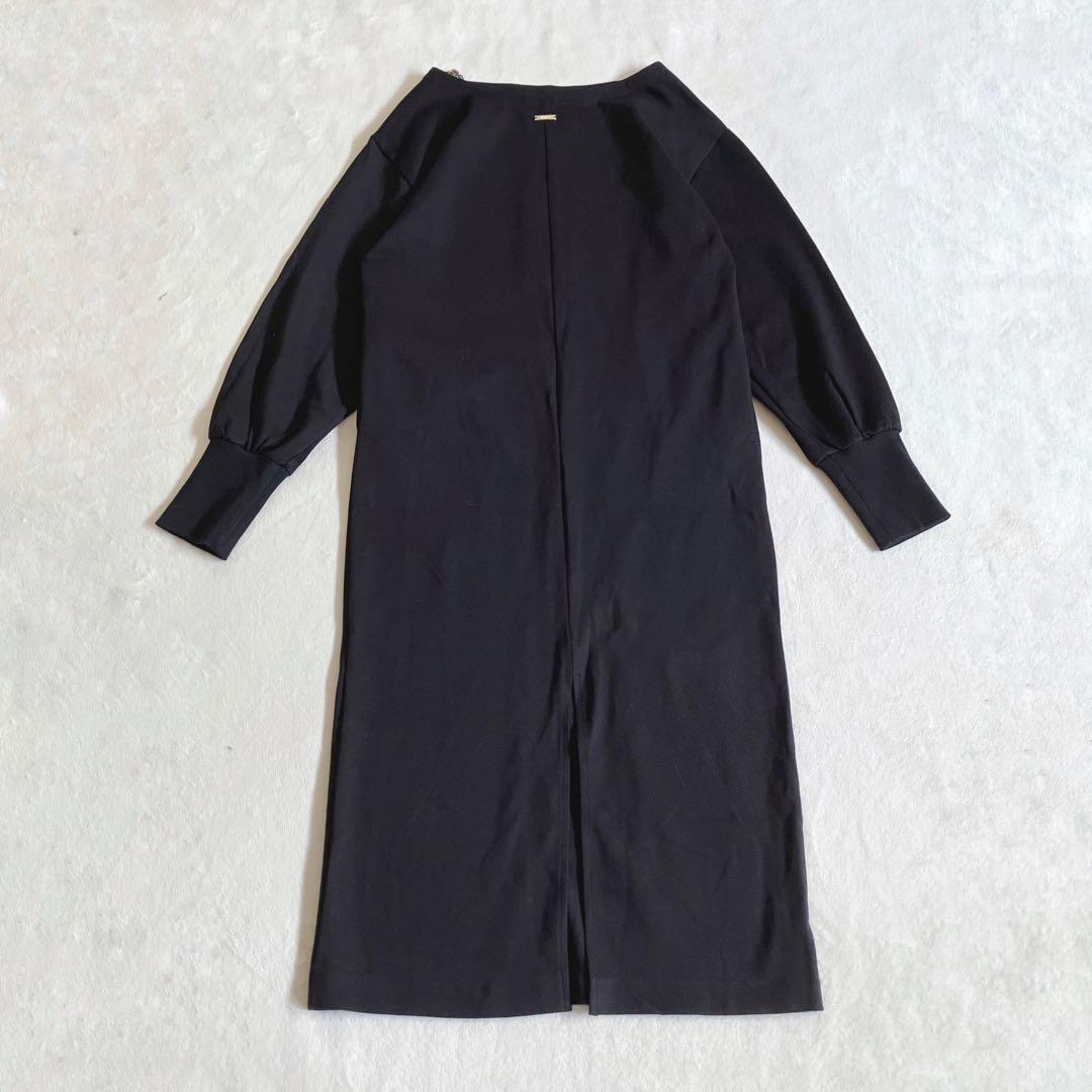 新品　ラウンジドレス　カットルーズワンピース　　　ブラック