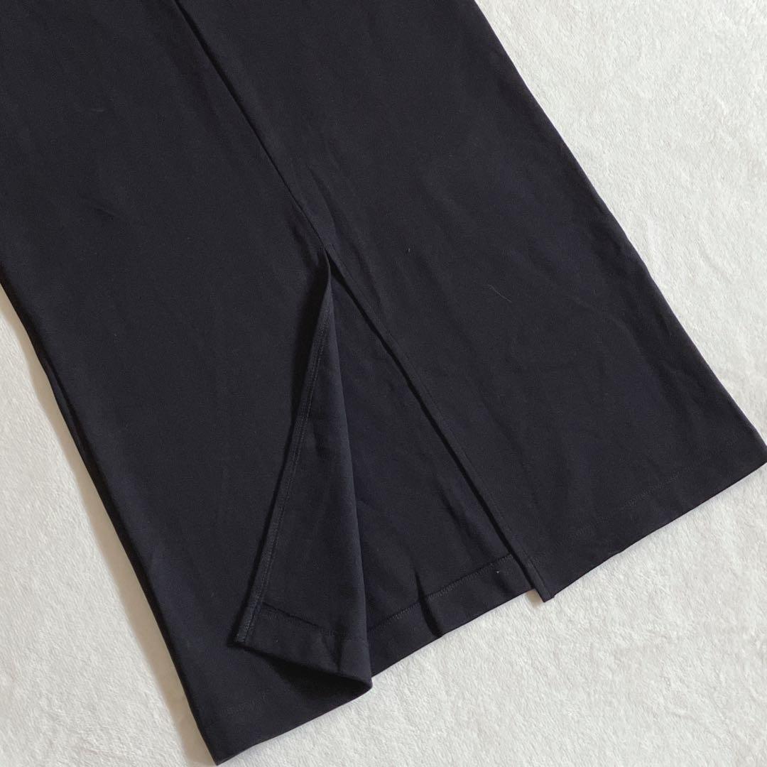 新品　ラウンジドレス　カットルーズワンピース　　　ブラック