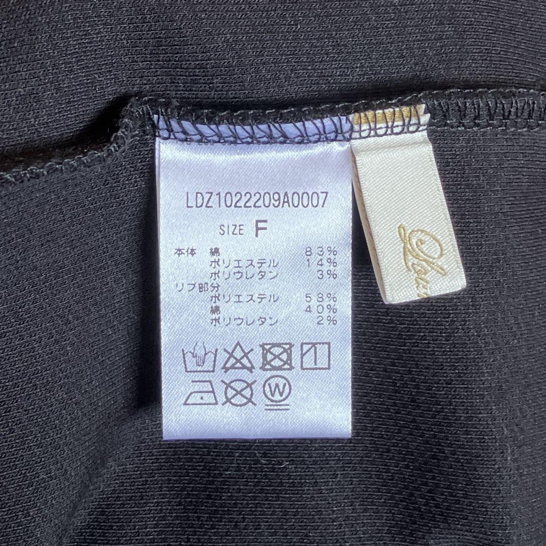 新品　ラウンジドレス　カットルーズワンピース　　　ブラック