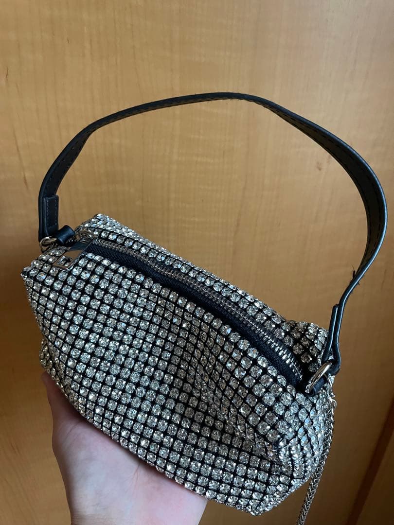 PETA + JAIN スパンコールパーティーバッグ