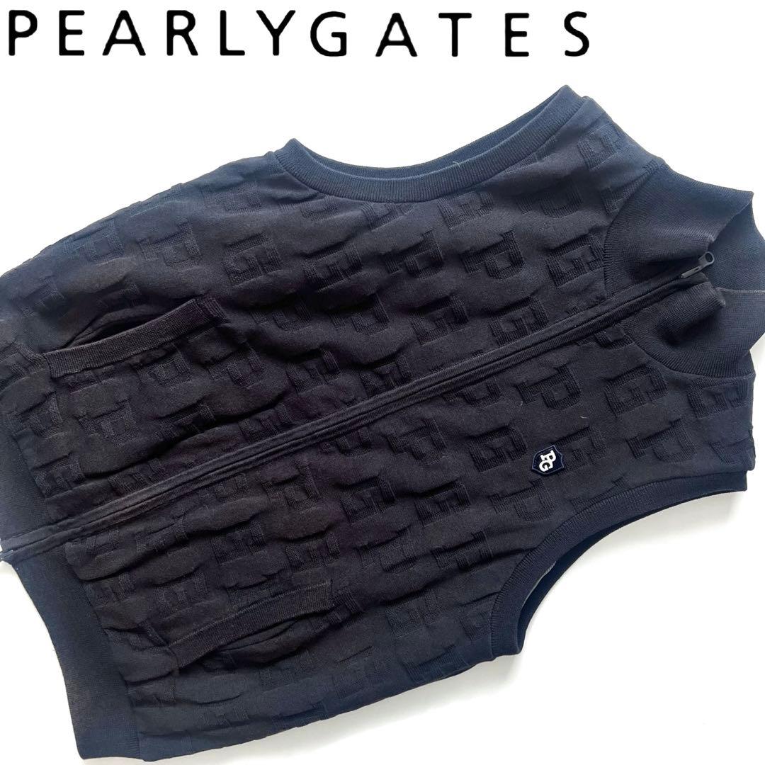 Pearlygates パーリーゲイツ　リバーシブル 2ベスト　ジャケット　4