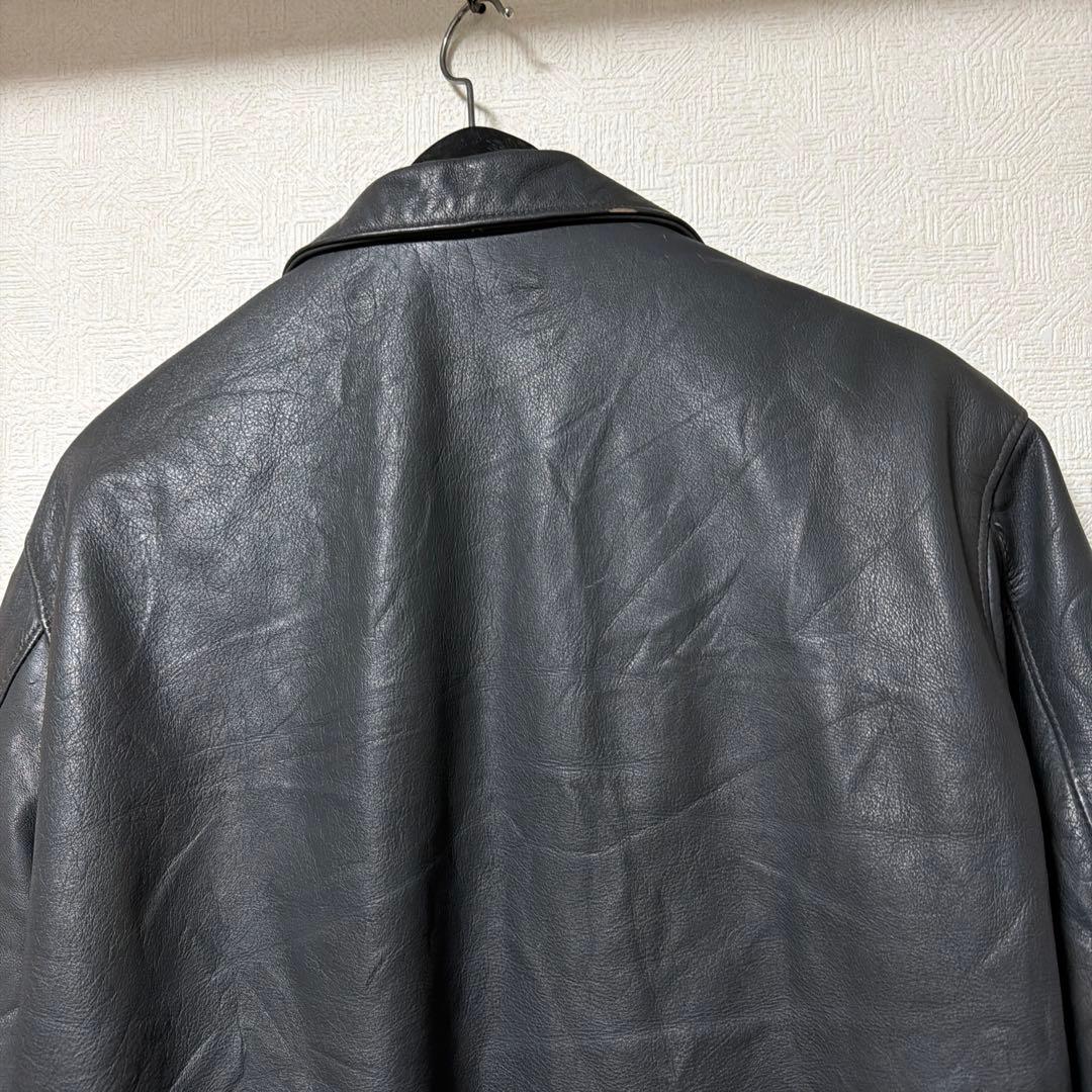K*n様 希少　70〜80s フランス軍　レザー　パイロットジャケット　民間品