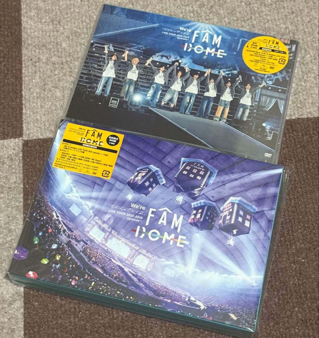 timelesz We're FAM DOME LIVE コンサートDVD