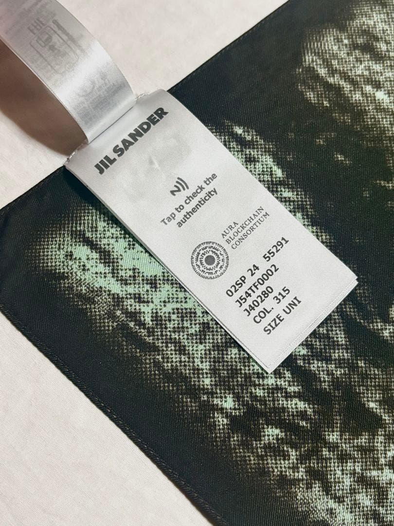 D*n様 JIL SANDER ジルサンダー シルクスカーフ