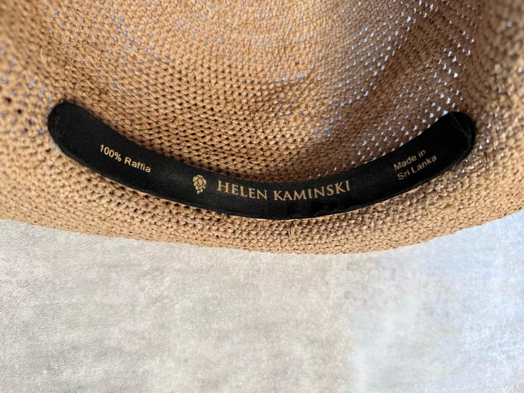 HELEN KAMINSKIヘレンカミンスキー ラフィア 麦わら帽子 ハット