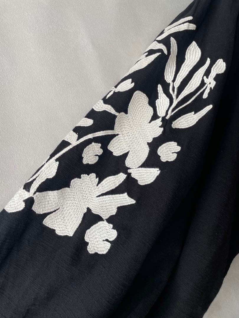 未使用✨アズノゥアズ　25AW インド綿　ロングワンピース　大きいサイズ3