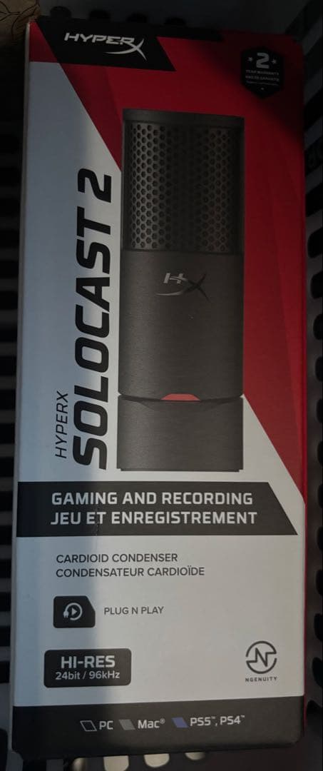 HyperX SOLOCAST 2 USBコンデンサーマイク