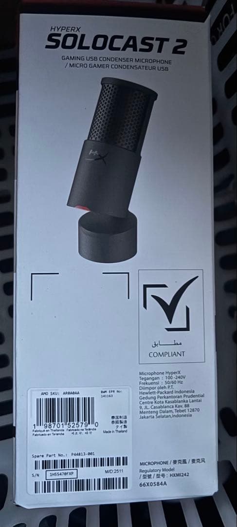 HyperX SOLOCAST 2 USBコンデンサーマイク