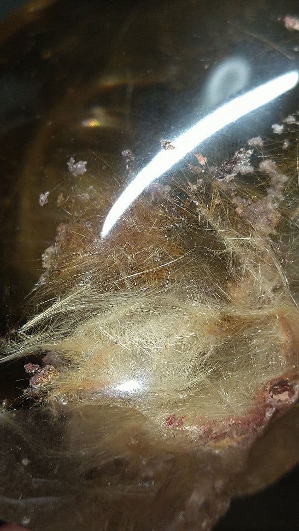 値下げ 自-⑤【ラビットヘアールチル 原石】746㌘