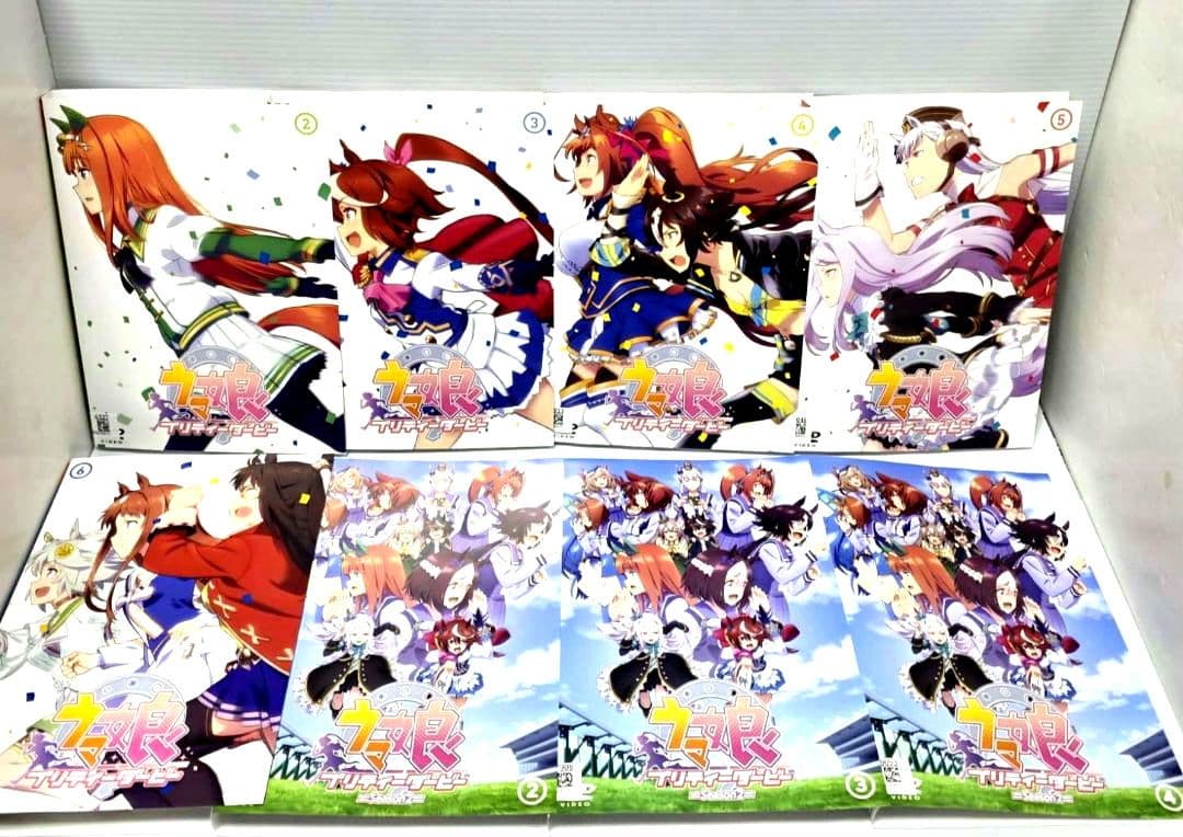 【新品ケース収納】ウマ娘プリティーダービー　レンタルDVD　1期＋2期　全10巻