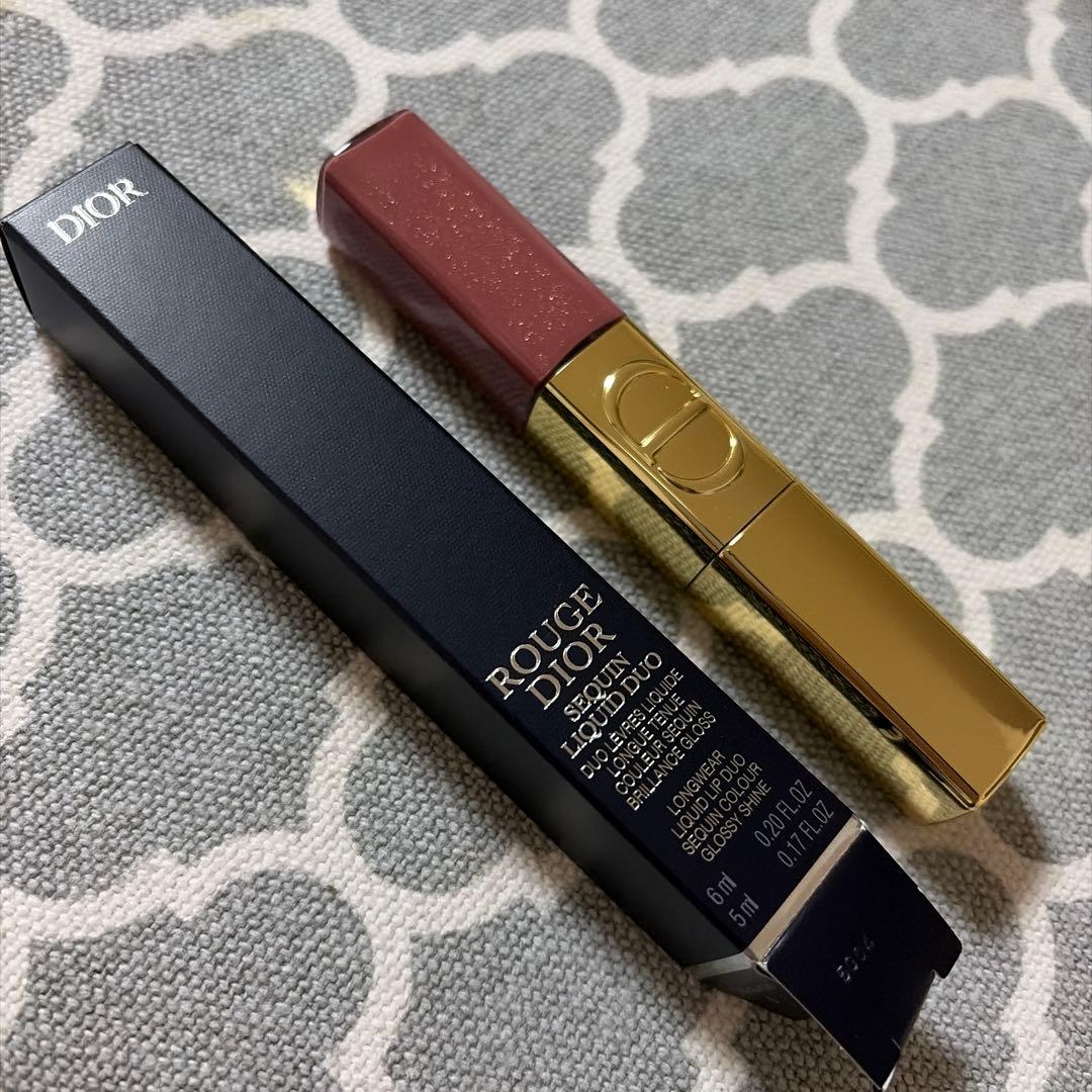 新品未使用　Dior ROUGE DIOR シークイン 420 ピンクスター
