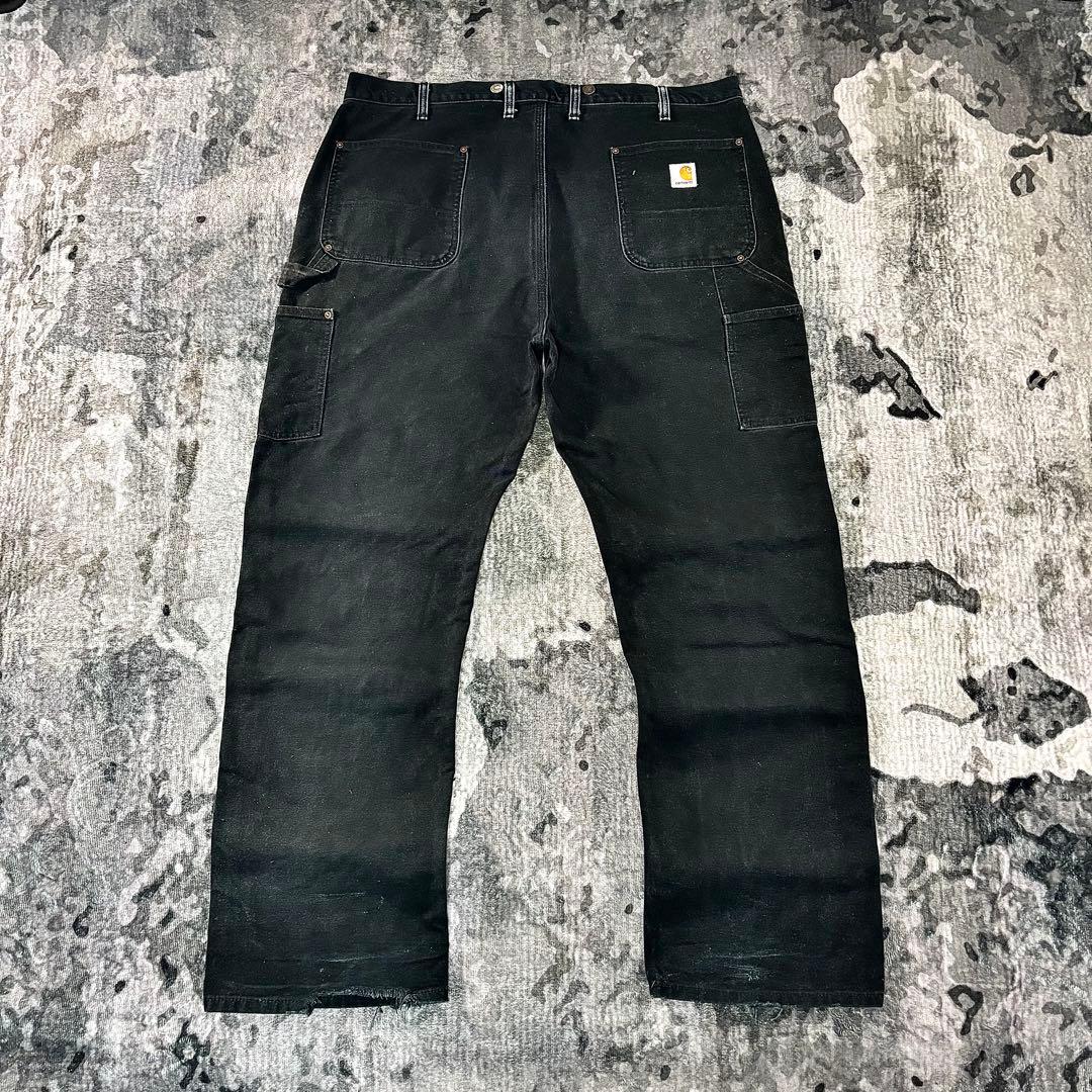 Carhartt ダブルニー ビックシルエット ブラック 極上フェード 一点物