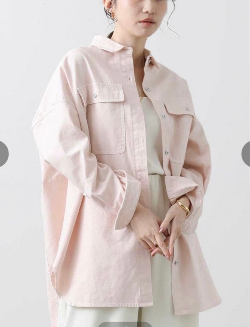 極美品　healthy denimヘルシーデニム　almondピンク