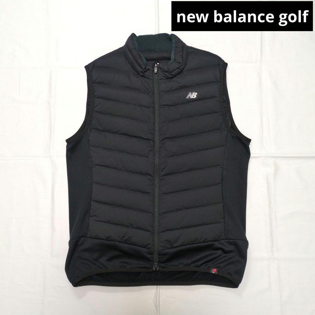 【new balance golf】 ダウンベスト ブラック