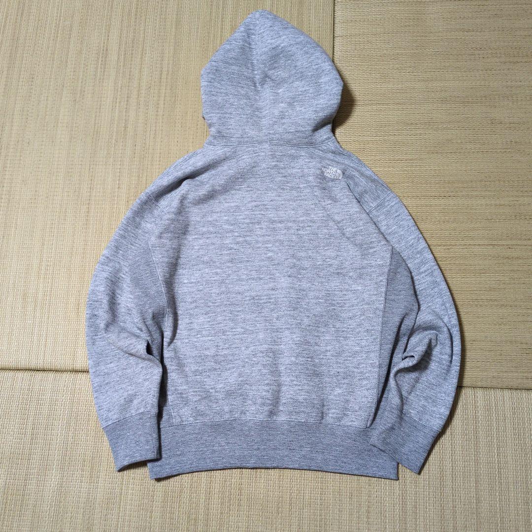 美品 ノースフェイス パーカー フロントハーフドームフーディ グレー ミックス