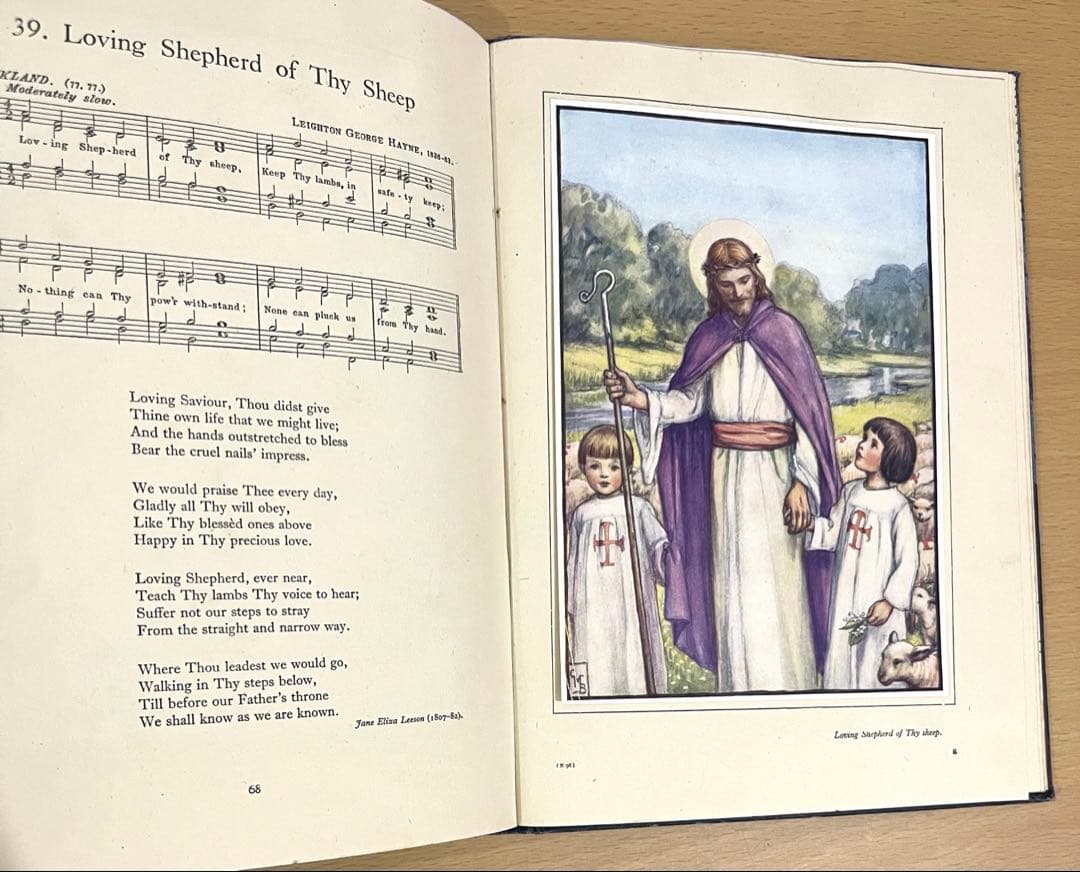 No361 希少 アンティーク 古書 洋書 楽譜 絵本 童謡 聖歌集