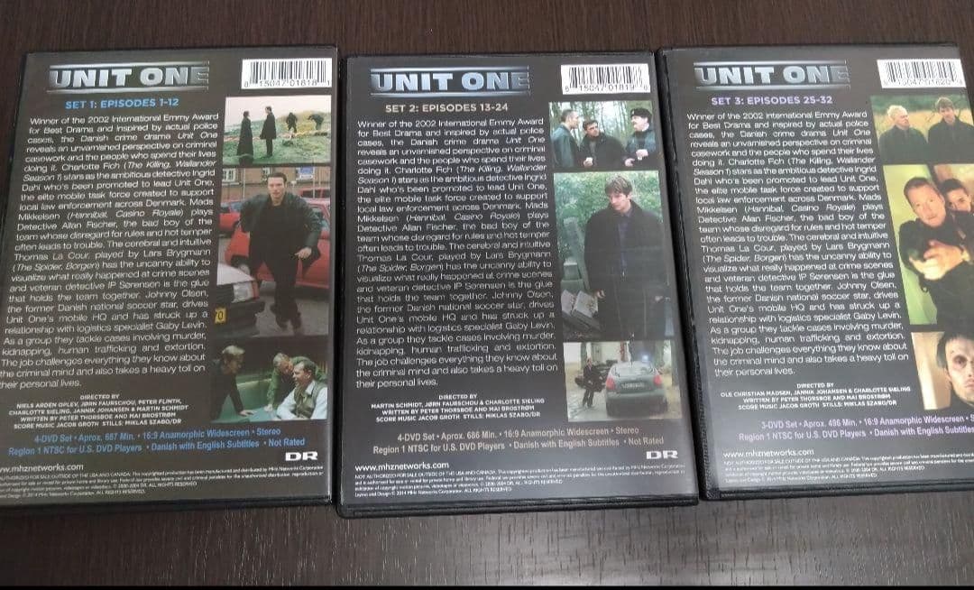 『UNIT ONE』DVDセット マッツ・ミケルセン出演