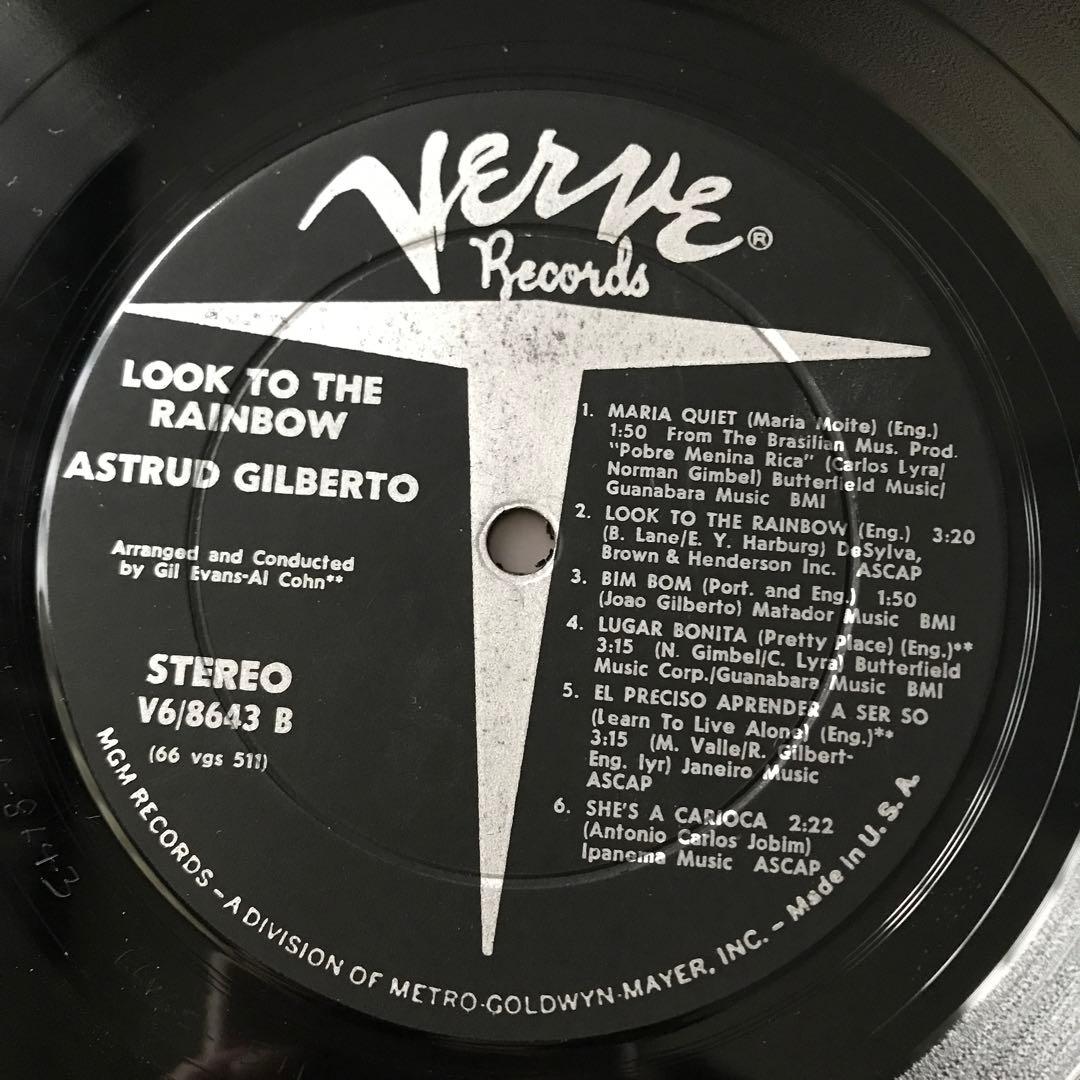 Look To The Rainbow アストラッド　ジルベルト　LPレコード