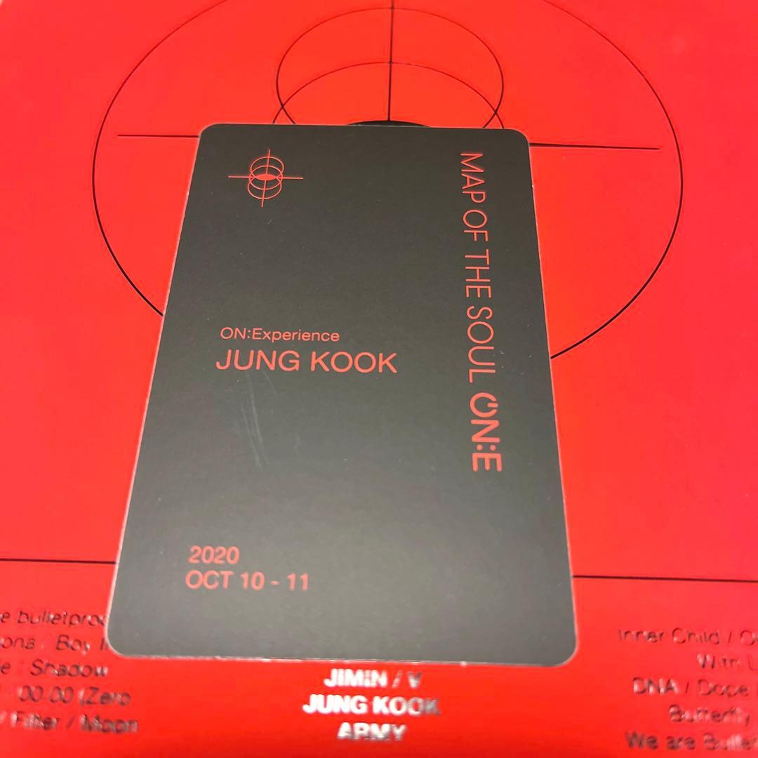 BTS MAP OF THE SOUL ON:E ジョングク トレカ DVD