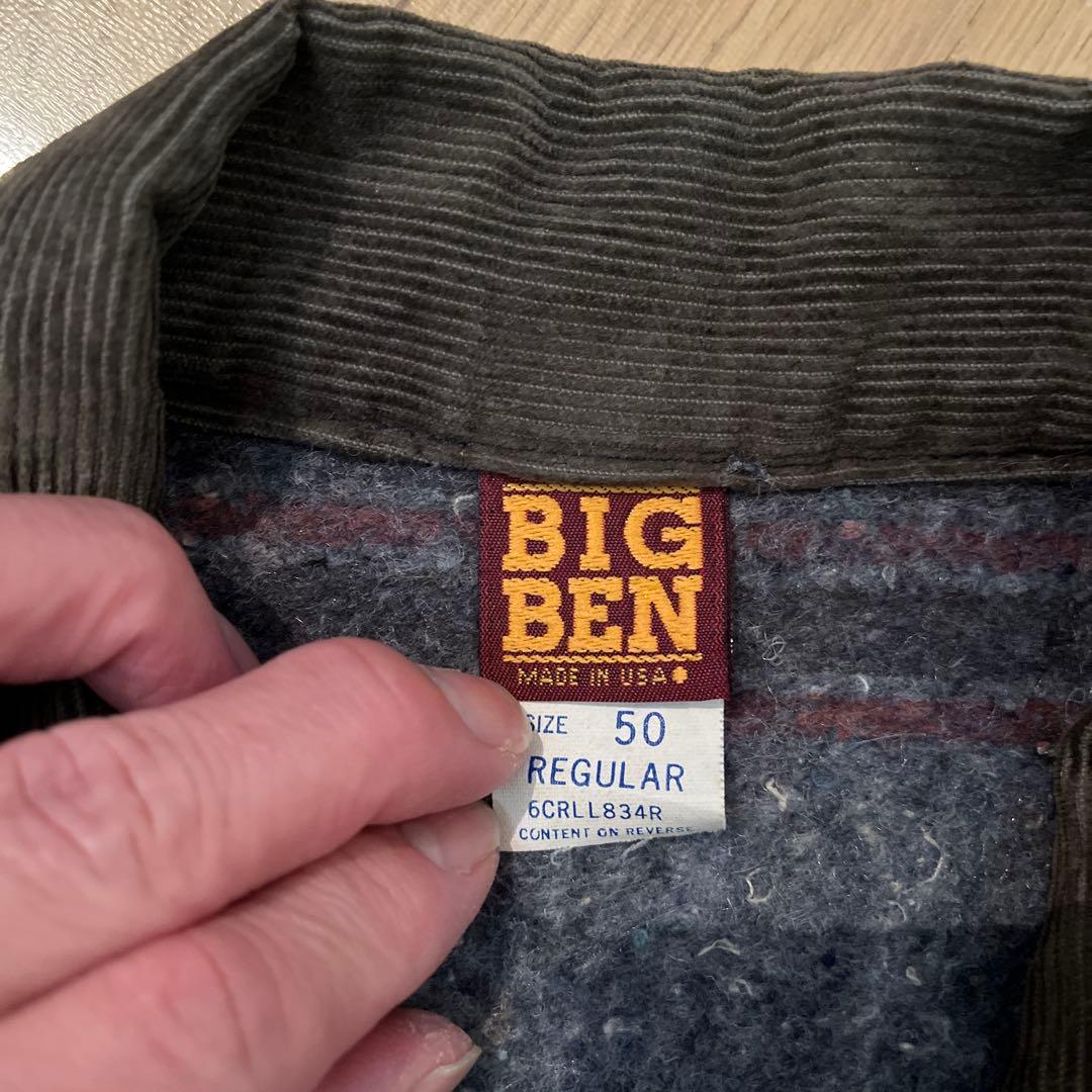 80s ヴィンテージBIG BEN デトロイトジャケットタイプ サイズ50