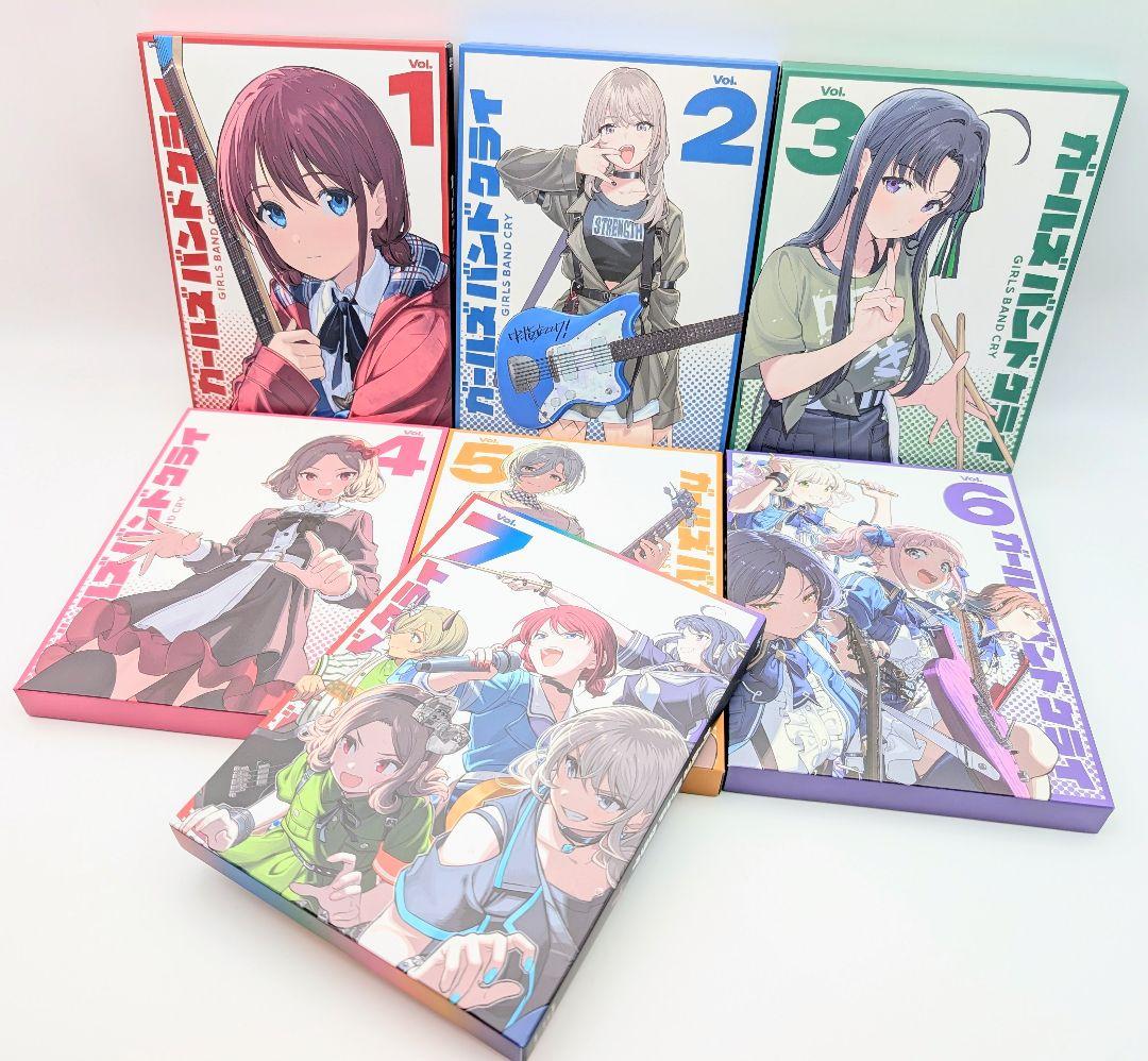 ガールズバンドクライ DVD 1〜7巻全巻セット 仁菜ぬいぐるみ付 豪華限定版