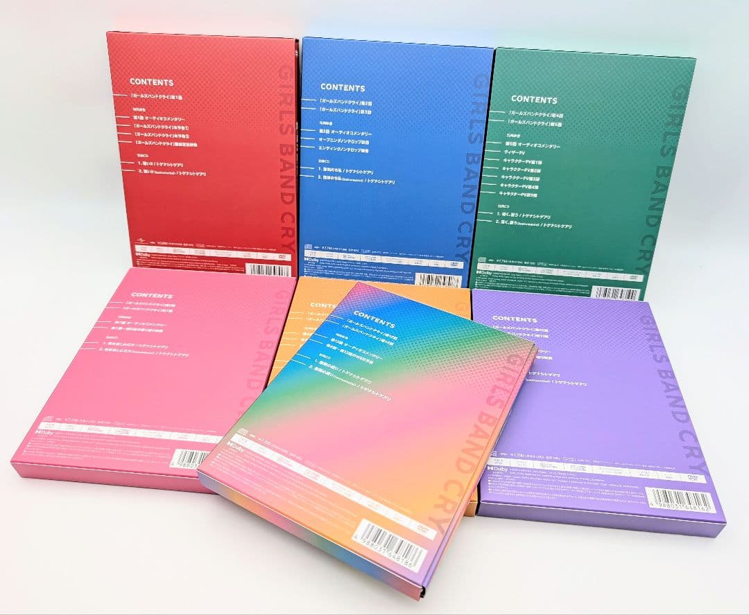 ガールズバンドクライ DVD 1〜7巻全巻セット 仁菜ぬいぐるみ付 豪華限定版