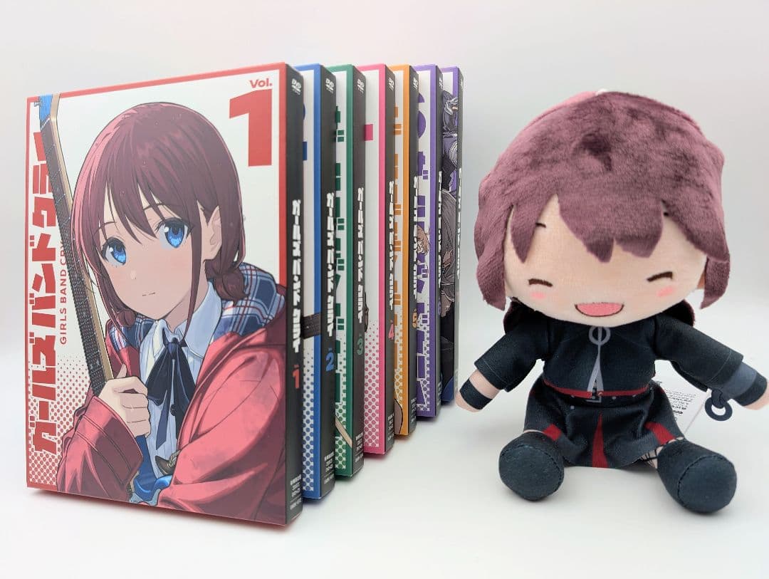 ガールズバンドクライ DVD 1〜7巻全巻セット 仁菜ぬいぐるみ付 豪華限定版