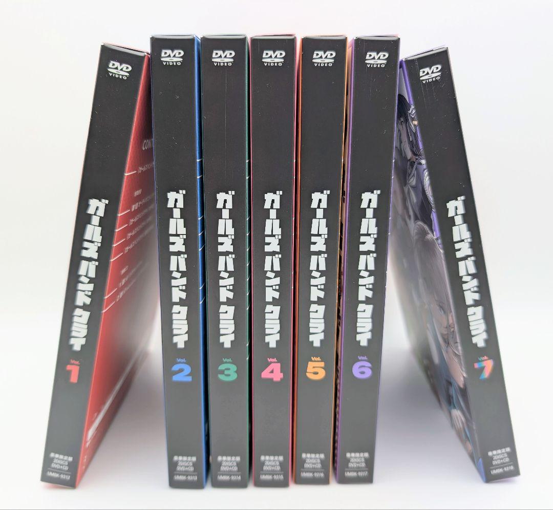 ガールズバンドクライ DVD 1〜7巻全巻セット 仁菜ぬいぐるみ付 豪華限定版